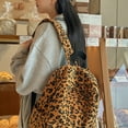 thumbnail image 6 of Autumn Winter Backpack Teens School Bag Leopard Print Backpack Laptop Daypacks, 6 of 20