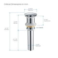 thumbnail image 6 of Pop Up Drain Stopper for Bathroom without Overflow, 6 of 9