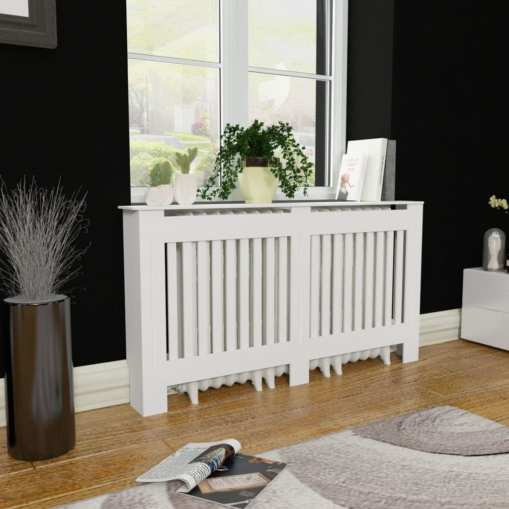 Kepooman 60" Modern Thin Radiator for Living Room, White Kepooman 60" Modern Thin Radiator for Living Room, White