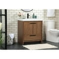 thumbnail image 2 of 30 inch single bathroom vanity in walnut brown, 2 of 8