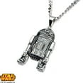 thumbnail image 2 of Disney Stainless Steel R2D2 Pendant, 24, 2 of 4