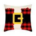 thumbnail image 2 of Jusqu'à 65 % de Réduction sur Housse de Coussin de Noël SMihono, Forme Flocon de Neige, Forme Père Noël Élan, Rouge Classique de Noël, 2 of 6
