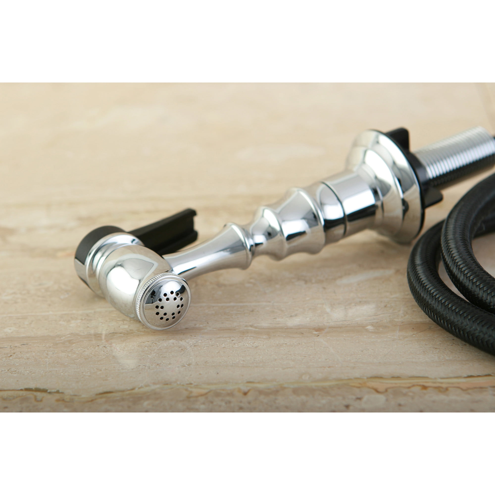 Kingston Brass KBSPR11 Brass Kitchen Faucet Side Sprayer in Polished Chrome
