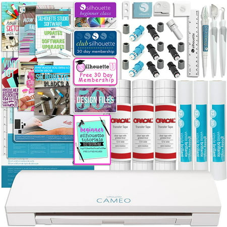 Silhouette Cameo 3 Bluetooth Touchscreen Pro Bundle for Home