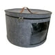 thumbnail image 3 of Caja de almacenamiento para sombreros, contenedor para armario, estuche portátil, organizador de sombreros de redonda para viajes, juguetes, ropa Gris medio, 3 of 8