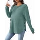 thumbnail image 3 of Camiseta de Maternidad de Larga para Mujer, Top Deportivo, Túnica, Atuendo para Mamá. Verde M, 3 of 10