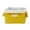 Lemon Yellow, variant on Shoreew Foldable Corduroy Storage Bin Collapsible Storage Basket with Side Handles Desktop Organizer for Toys Storage Vanity Organization