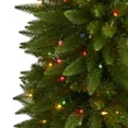 thumbnail image 4 of Nearly Natural 5' Fir Artificial Christmas Tree with 200 Multicolored Lights in Decorative Container, 4 of 7