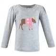 thumbnail image 5 of Hudson Baby Infant and Toddler Girl Long Sleeve T-Shirts, Girl Winter Animals, 4 Toddler, 5 of 7