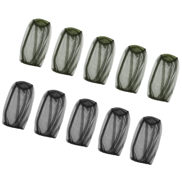 Red para la cabeza, malla facial, red para el cuello, capucha, protector de red, máscara protectora para pesca nocturna, protección solar para aventur