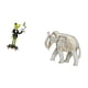 thumbnail image 5 of Figura de escritorio,Estatua de rana camarero,estante,escritorio,decoración del hogar,Figura decorativa creativa para la oficina y el hogar.,Figura de elefante,Escultura rústica de elefante, 5 of 8