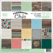 Teacher Created Resources Farmhouse Chic Project Paper, 12" x 12", 80 Sheets