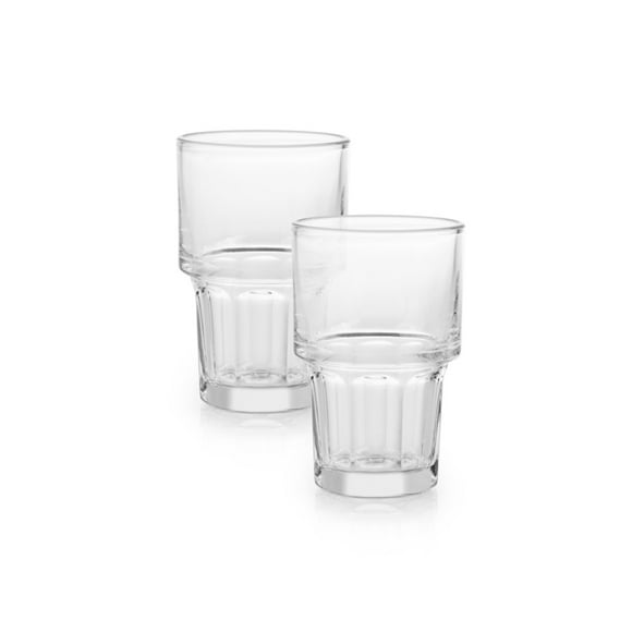 Juego 6 Vasos de Vidrio 266 ml Crisa Gibraltar Crisa 1721187/D656