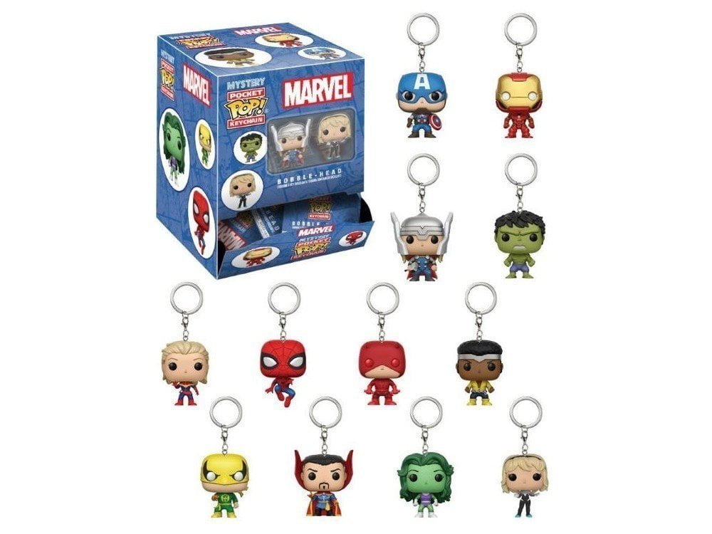 Funko - Funko Pop Keychain 24 Blind bags Display Marvel Collectible Figure - Walmart.com