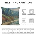 thumbnail image 5 of Hawaiian Throw Pillow Cushion Cover, Na Pali Coast Kauai Hawaii Adventurous Journey Landscape, Decorative Square Accent Pillow Case,Redwood Green, 5 of 5