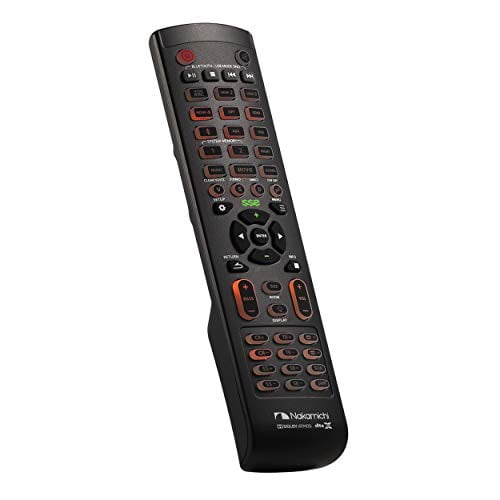 Nakamichi Shockwafe 7.1 7.2 9.2 Control remoto de barra de sonido DTS-X/Atmos. No funciona con otros modelos (Serie Shockwafe SSE)