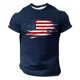 thumbnail image 4 of Camisetas de Manga Larga para Hombres Moda Casual Impresión Sólida Cuello Redondo Camisetas, Camisetas de Algodón de Poliéster Blusa, 4 of 5