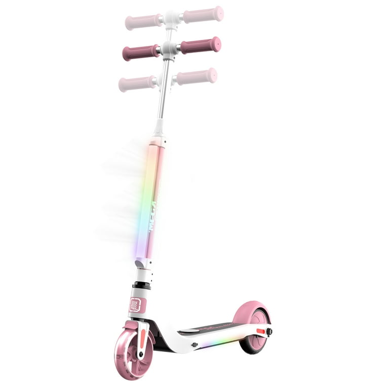 Ozbozz light sales burst scooter pink