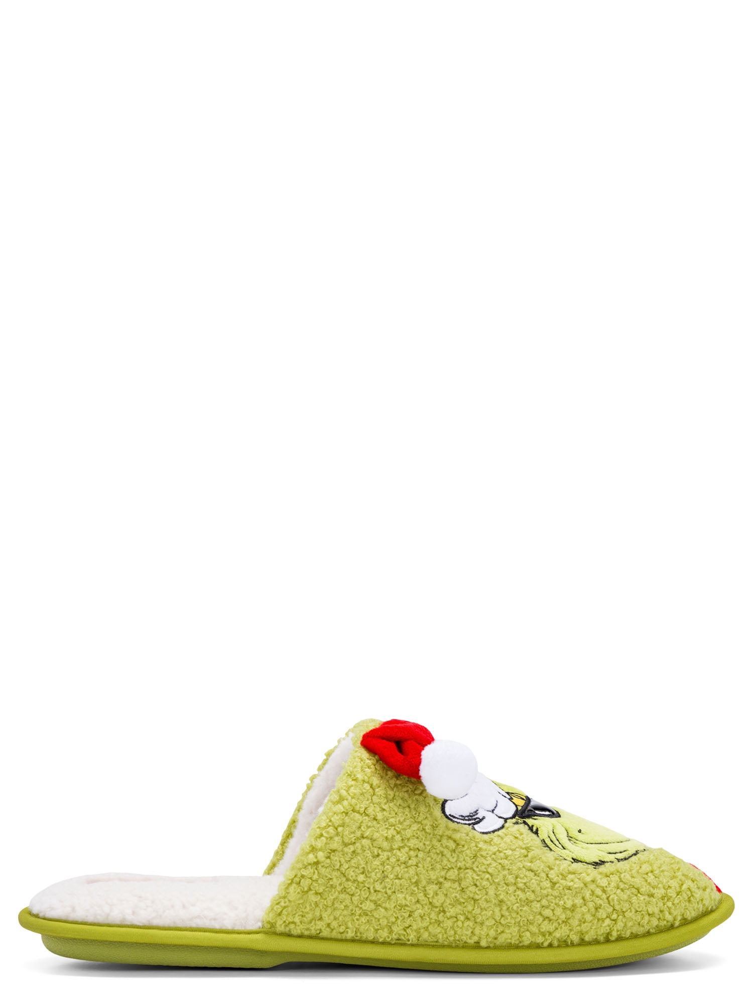 Grinch Men’s Plush Scuff Slipper