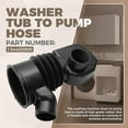 thumbnail image 2 of Aniceparthy 134455900 Washer Hose, Tub to Pump Hose Replacement For Frigidaire, 2 of 6