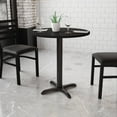 thumbnail image 2 of Flash Furniture Stiles 30'' Round Black Laminate Table Top with 22'' x 22'' Table Height Base, 2 of 5