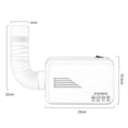 thumbnail image 3 of yuksok Electric Clothes Dryer Detachable Hose Mute Quick Heat Heater Drying Machine for, 3 of 9