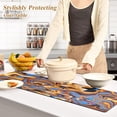 thumbnail image 2 of FREEAMG Marble Unique Texture Long Trivet Table Runner Non-Slip Heat Resistant Table Protector Waterproof Easy to Clean Abstract Style Hot Pads Pot Holder Table Mats, 2 of 7