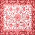 thumbnail image 1 of Ahgly Company Indoor Square Oriental Red Traditional Area Rugs, 6' Square, 1 of 4