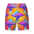 thumbnail image 4 of Lsque Mens Swim Trunks Magic Mushrooms Pattern - Bathing Suit Compression Liner - Beach Swim Shorts Swimwear - (S-3XL) - Stretch Quick Dry -Small, 4 of 9