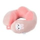 thumbnail image 1 of Almohada de viaje portátil para el cuello, para mochileros, oficina y avión. Rosa, 1 of 9