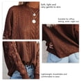 thumbnail image 4 of Blusa de Suéter NikouMX Suéter de Ganchillo para mujer Verano con Cuello Redondo, 4 of 5