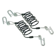 Safety Cable Kit With S-Hooks - 7ft Coiled, 7500 Lb Capacity