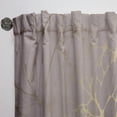 thumbnail image 3 of DESIGN ART Designart 'Golden Marble Design II' Mid-CenturyCurtain Single Panel 52 in. wide x 90 in. high - 1 Panel 90 Inches, 3 of 5