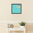 thumbnail image 3 of PinPix 16x16 Custom Cork Bulletin Board  Poster Board Has a Fabric Style Canvas Finish, Framed in Retro Patterns, by ArtToFrames (PinPix-234), 3 of 5
