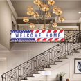thumbnail image 4 of Purple Welcome Home Banner,Back Home Welcome Sign,Extra Large Homecoming Party Decorations(Welcome Home), 4 of 7
