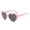 Pink1, variant on FEISHENTT Stylish Heart Shaped Polarized Sunglasses Retro Oversized Fashion Eyewear For Outdoor Activities And Daily Wear