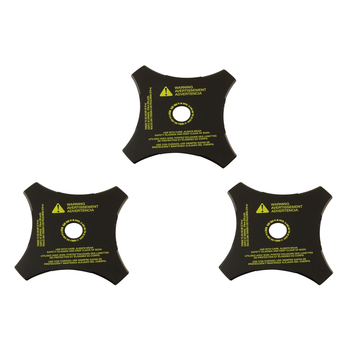 Genuine Cub Cadet Replacement 4 Tooth Blade Pack Of 3 For Handheld Brushcutters 791 b 791 Walmart Com Walmart Com