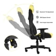 thumbnail image 4 of Ergonomic Gaming Chairs for Adults with High-Density Memory Foam | Swivel Comfortable Office Chair, Big and Tall Video Game Chair, High Back Computer Chair for Home, Office, Yellow Black, 4 of 7
