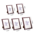 thumbnail image 6 of ZenCart 6/7/8/10-Inch/A4 Vintage Wooden Photo Frame Clear Glass Picture Display Frame Rustic Home Office Bedroom Desktop Photo Holder Decoration, 6 of 8