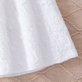 thumbnail image 5 of VONCOS Girls' 8 - 9 Years Big Size Fashion Classic Fit V Neck Short Sleeve Blazer and A - Line Skirt Two - piece Set,White,Size 10T, 5 of 9