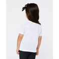 thumbnail image 6 of 1310 Toddler Polyester T-Shirt, White, 4T, 6 of 9