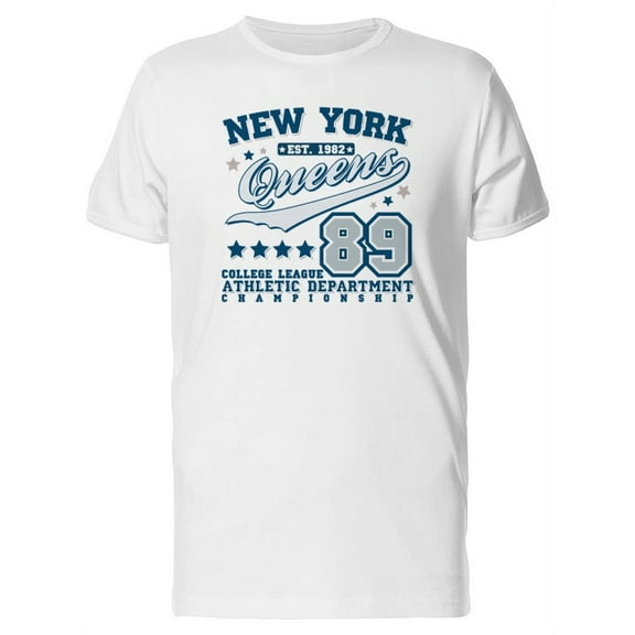 New York Queens League T-Shirt Men -Image by Shutterstock, Male Medium