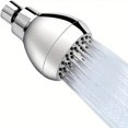 thumbnail image 1 of 1pc, High Pressure Shower Head, 3 Inches Anti-Clog Fixed Showerhead Chrome With Adjustable Swivel Brass Ball Joint For Relaxing And Comfortable Shower Experience, 1 of 4