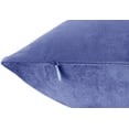 thumbnail image 5 of Nestl Velvet Throw Pillow Covers Solid Rectangle Soft Decorative Pillow Cover for Sofa, 12" x 20", Calm Blue, Pack of 2, 5 of 8