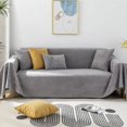 thumbnail image 3 of Waterproof Sofa Towel Solid Color Sofa Cover Multifunctional Dustproof Durable Sofa Cover Couch Cover for Living Room Decor, 3 of 5