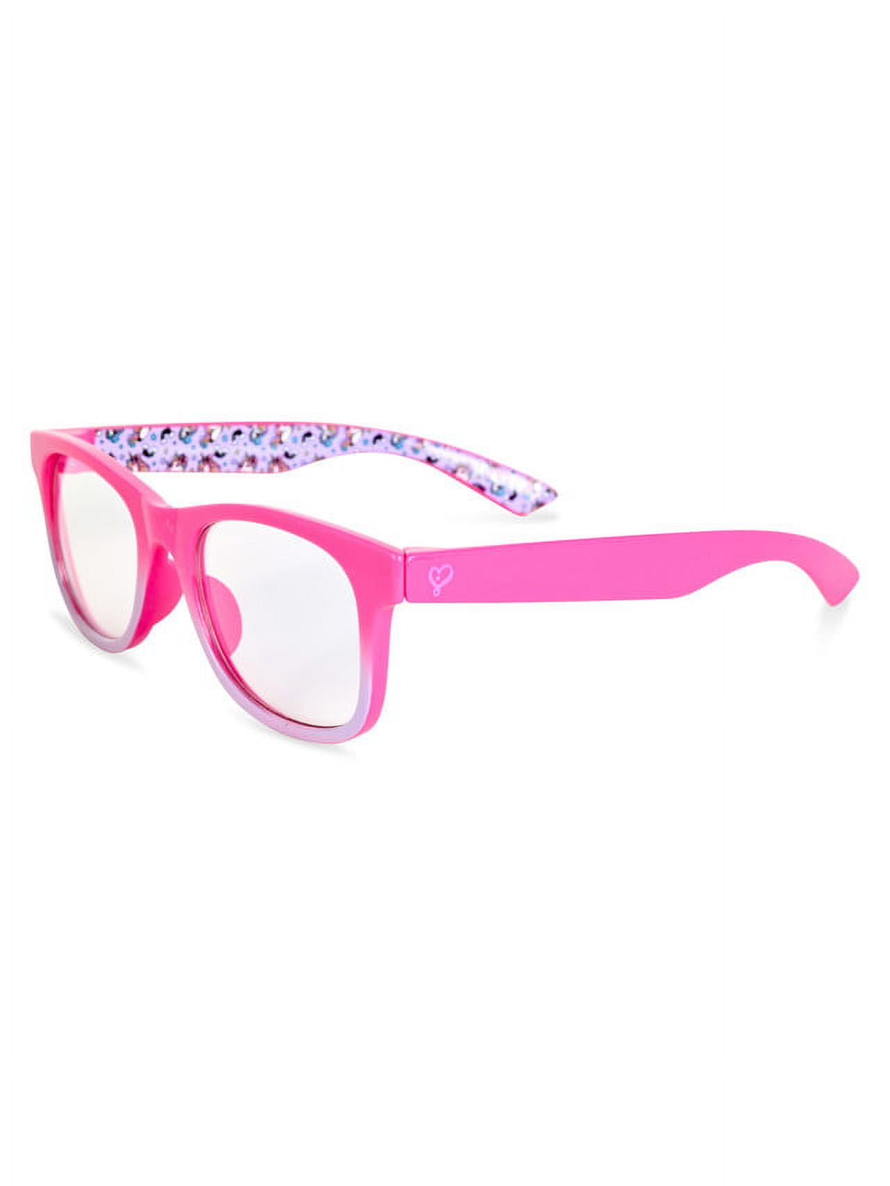 JoJo Siwa Character Blue Light Blocking Glasses For Children with Zippered Case