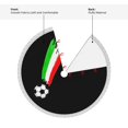 thumbnail image 4 of Italian Flag And Football Christmas Tree Skirt Tassel Lace for Xmas Ornaments Decoration 48", 4 of 6