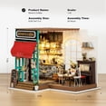 thumbnail image 4 of Kit para hacer cafeterías en miniatura Rolife DG109 con muebles, 4 of 9