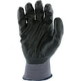 thumbnail image 3 of West Chester Marketing B308948 Foam Nitrile Palm Coated Nylon Gloves - Medium, Black & Gray, 3 of 5