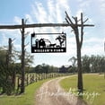 thumbnail image 2 of Handmadetneonsign Custom Outdoor Farm Name Sign Hanging Metal Sign, Farm Name Outdoor Hanging, 2 of 4